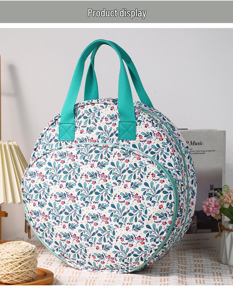 Cross Stitch Kit Storage Bag with Poke Tool & Yarn Accessories