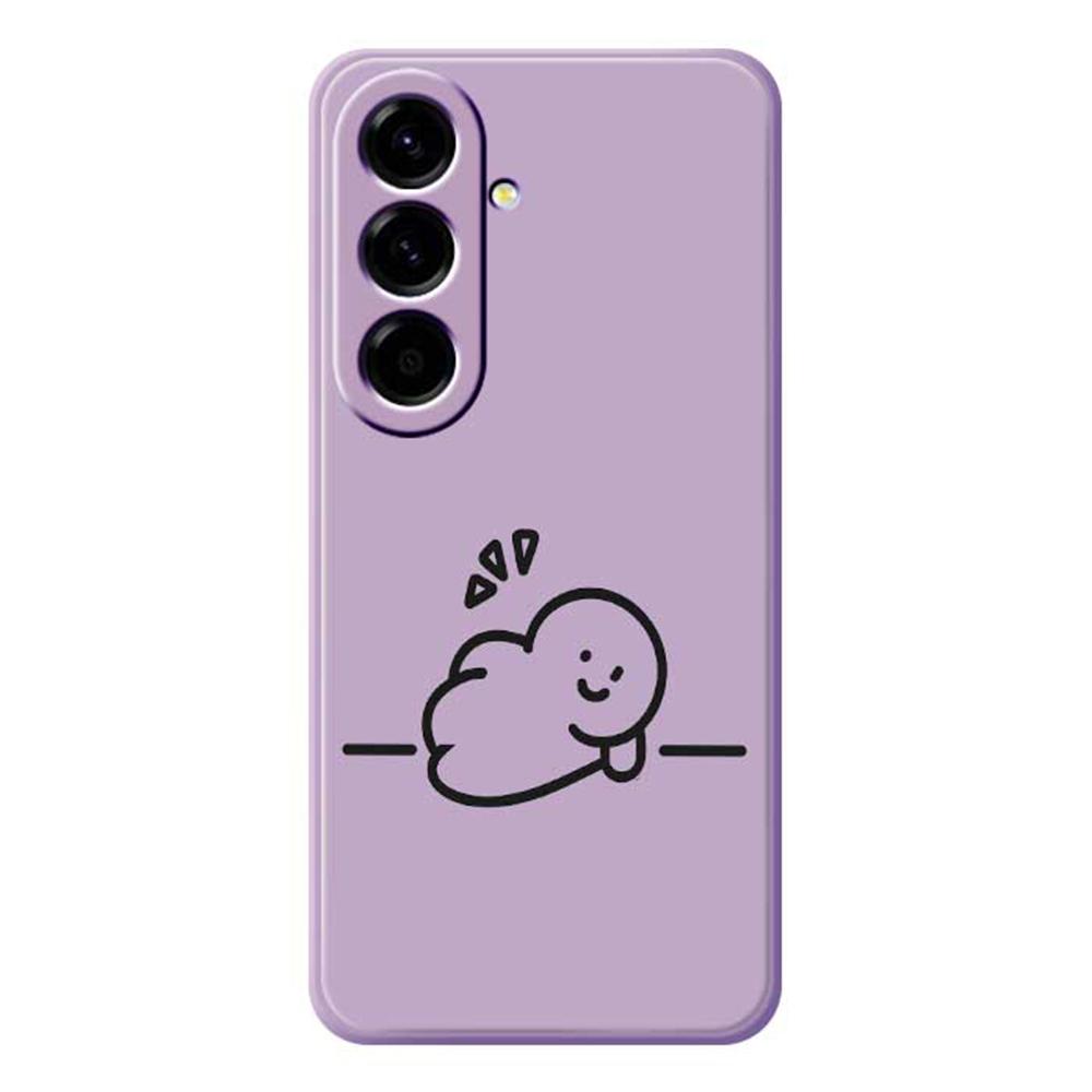 For Samsung Galaxy A56 5G Case Stick Figure Pattern Printing Straight Edge TPU Phone Back Cover