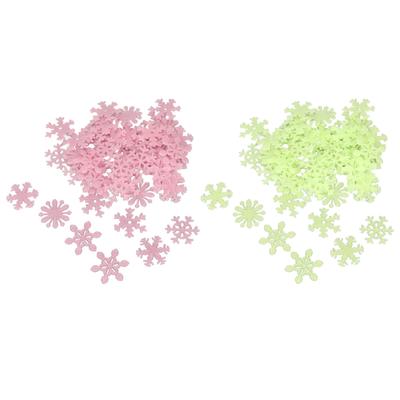 50pcs Christmas Glow Wall Stickers Luminous Wall Stickers Gifts Decoration for Xmas Living Room Bedr