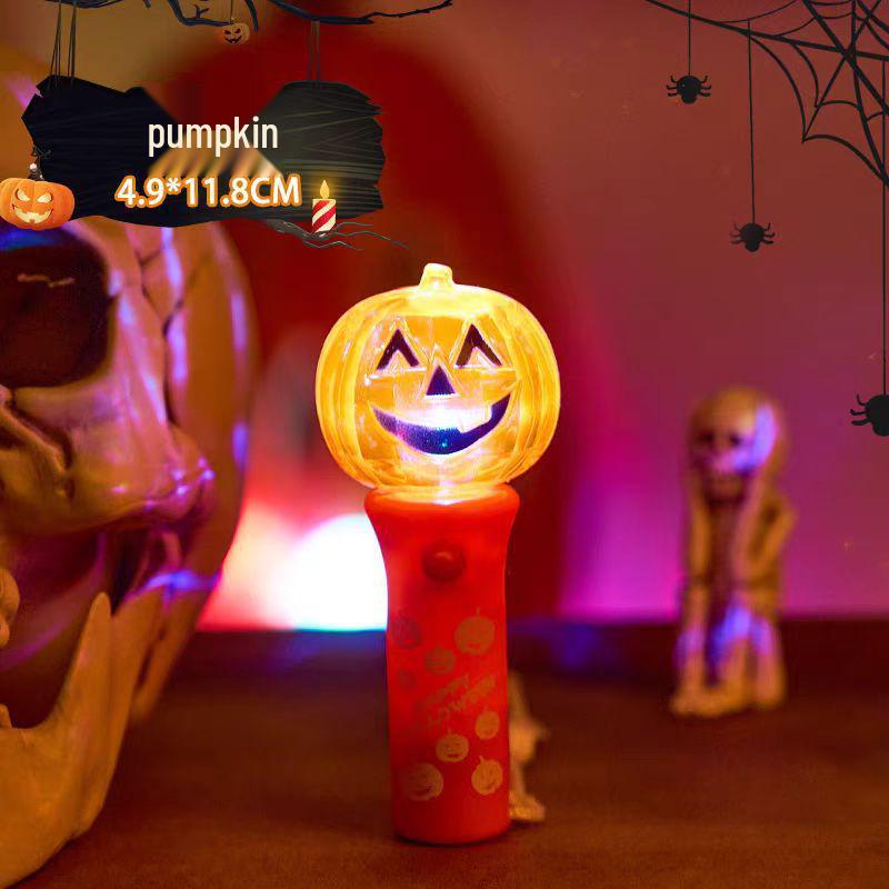 Детские Хэллоуинские Светящиеся Палочки-Тыквы - Фото Реквизит и Маленькие Подарки