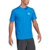 Adidas T Shirts Men's Blue Crew Neck Moderate Straight Fit HF7158