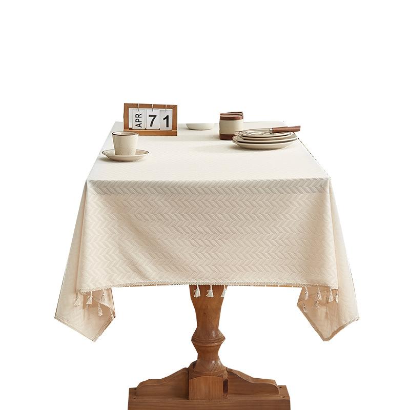 Japanese Retro Pastoral Tablecloth Rectangular Dust-Proof And Heat-Insulated Dining Table Coffee Table Cloth Cabinet Cover Towel Household Literature
