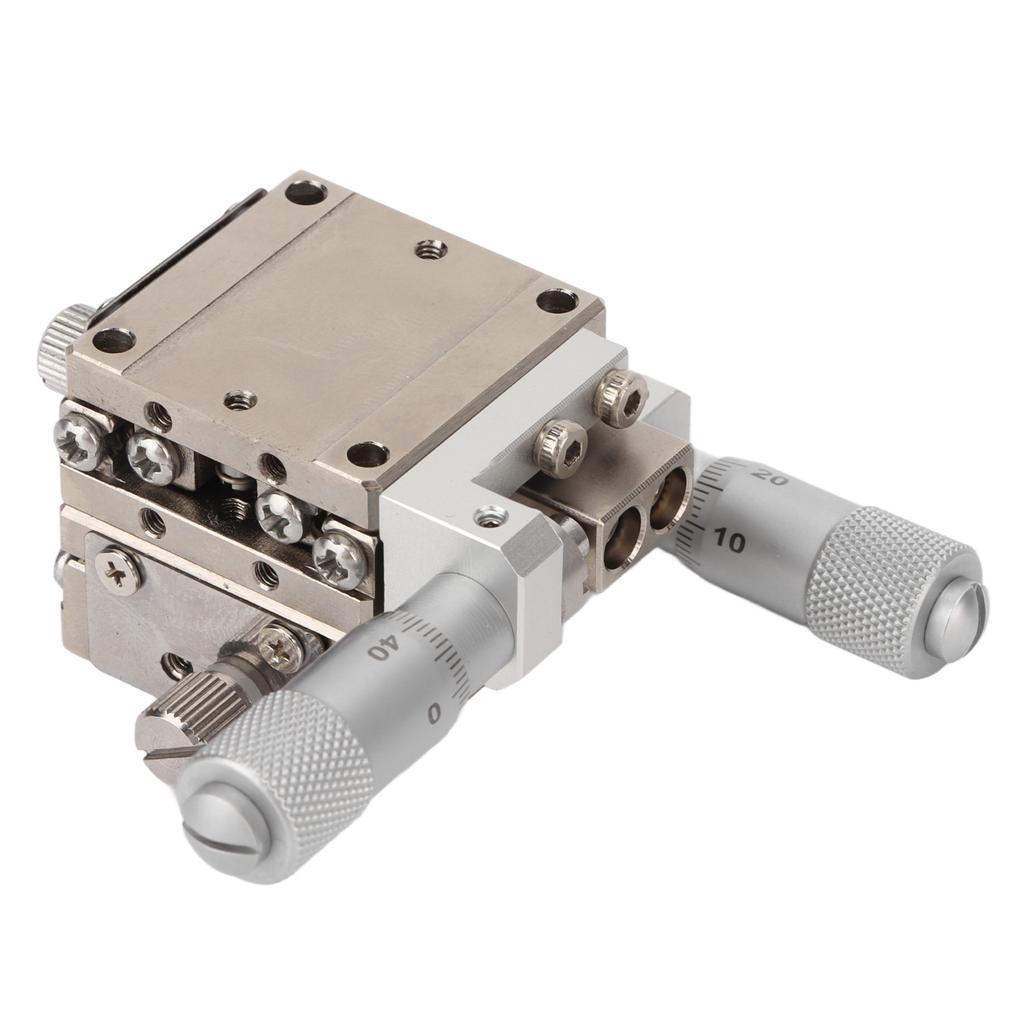 Manual XY Linear Stage Sliding Table Micrometer Trimming Platform Accurate Ball Guide Type