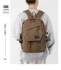 Casual Large Capacity Canvas Backpack for Women & Men - Travel, Work & Laptop Double Shoulder Bag