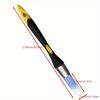 1PC Round Head Brush, Dual Color Sharpened Silk Paint Brush, Painting Groove Edge, Color Separation, Corner Detail Brush