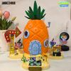 Areax Spongebob Squarepants Series Crab Burger King Restaurant Pineapple House Building Blocks Toy Collection Model Gift