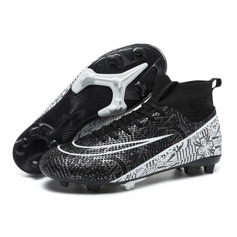 Football Shoes Men's Autumn High Top Long Nails Broken Nails Youth and Boys Professional Training 2025