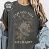 Anatomical Heart, Metal Shirt, Vintage Gothic Shirt, Oversized Tee, Comfort Colors, Dark Botanical, Gift, Distressed Tees T-Shirt Mens Kids