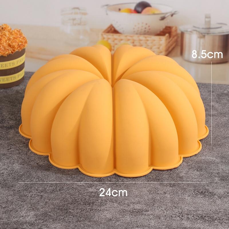 5PS Silicone Baking Mold DIY Pumpkin Nut Leaves Joy of Harvest Fondant Cake Silicone Halloween Art Craft Decorating Tool