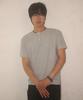PLACESTUDIOMAN Basic Cotton Waffle Snap Point Henley Neck Semi-Oversized Short Sleeve T-Shirt _3 Colors