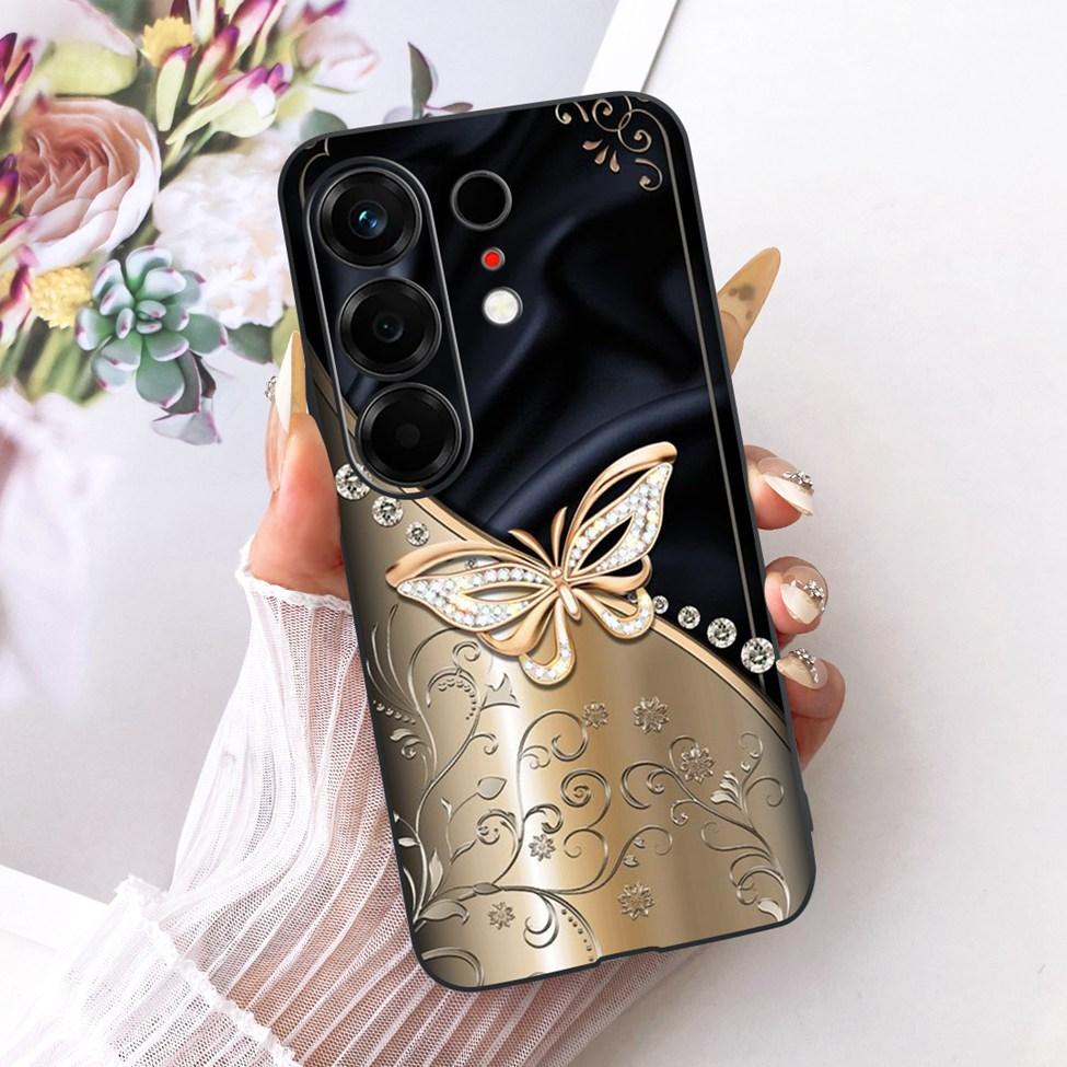 For Tecno CN5 Case For Tecno Camon 50 4G Cover Fashion Butterfly Cute Cat Cool Painted Soft Phone Casing For Techno Camon50 4G