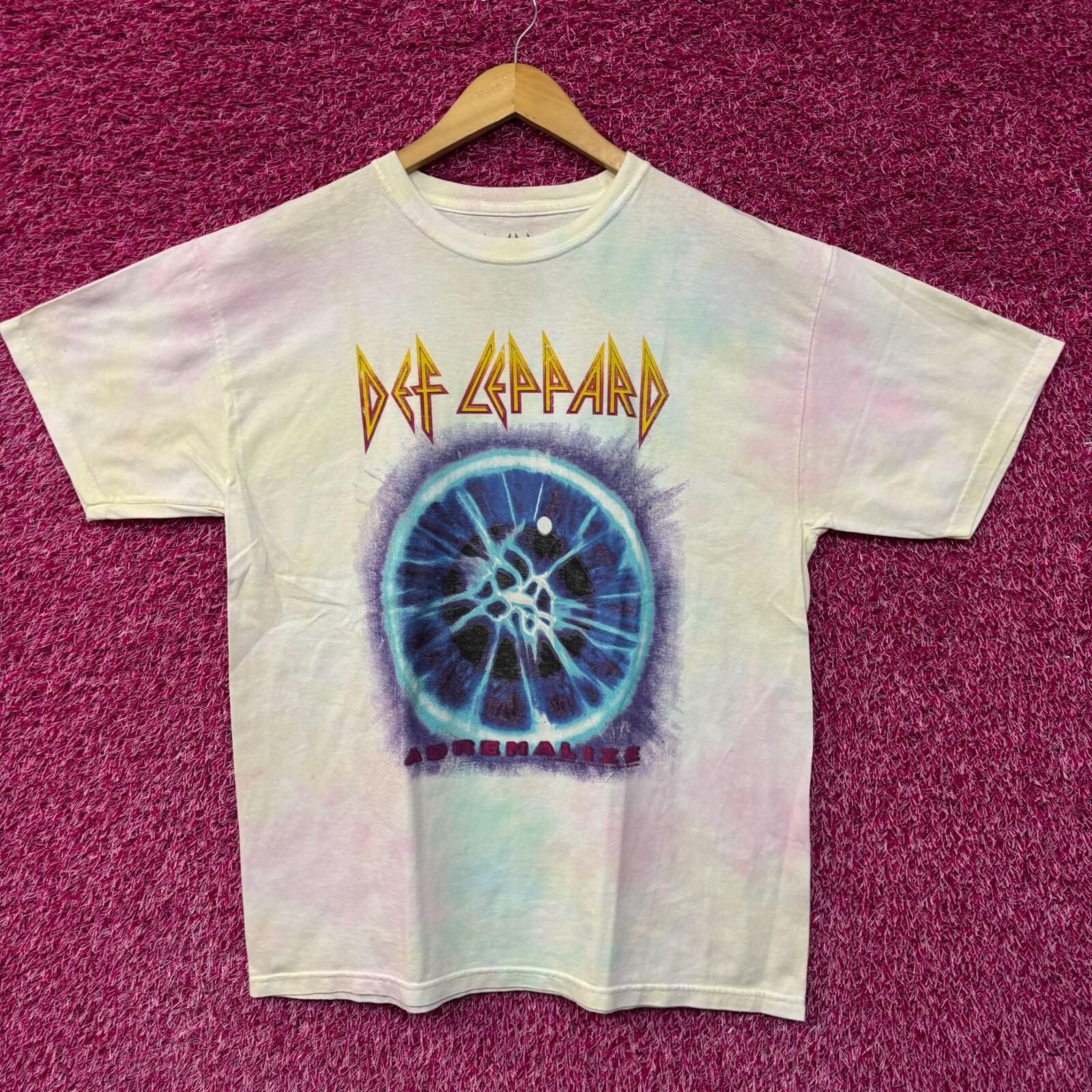 Def Leppard adrenalize tie dye thsirt size large XXXXL