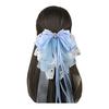 Barrette Clip Lace Hair Accessory Ribbon Super Cute Charm Mori Girl Gothic Lolita Princess Hairpin Tea Party Cute Bow Lolita Doll Ladies Girls Party