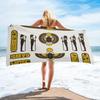 Antico Egitto Geroglifici Piramide Faraone Telo da Spiaggia Asciugamano da Bagno Stile Retro Assorbente Asciugatura Rapida Sport Viaggio Piscina Asciugamani