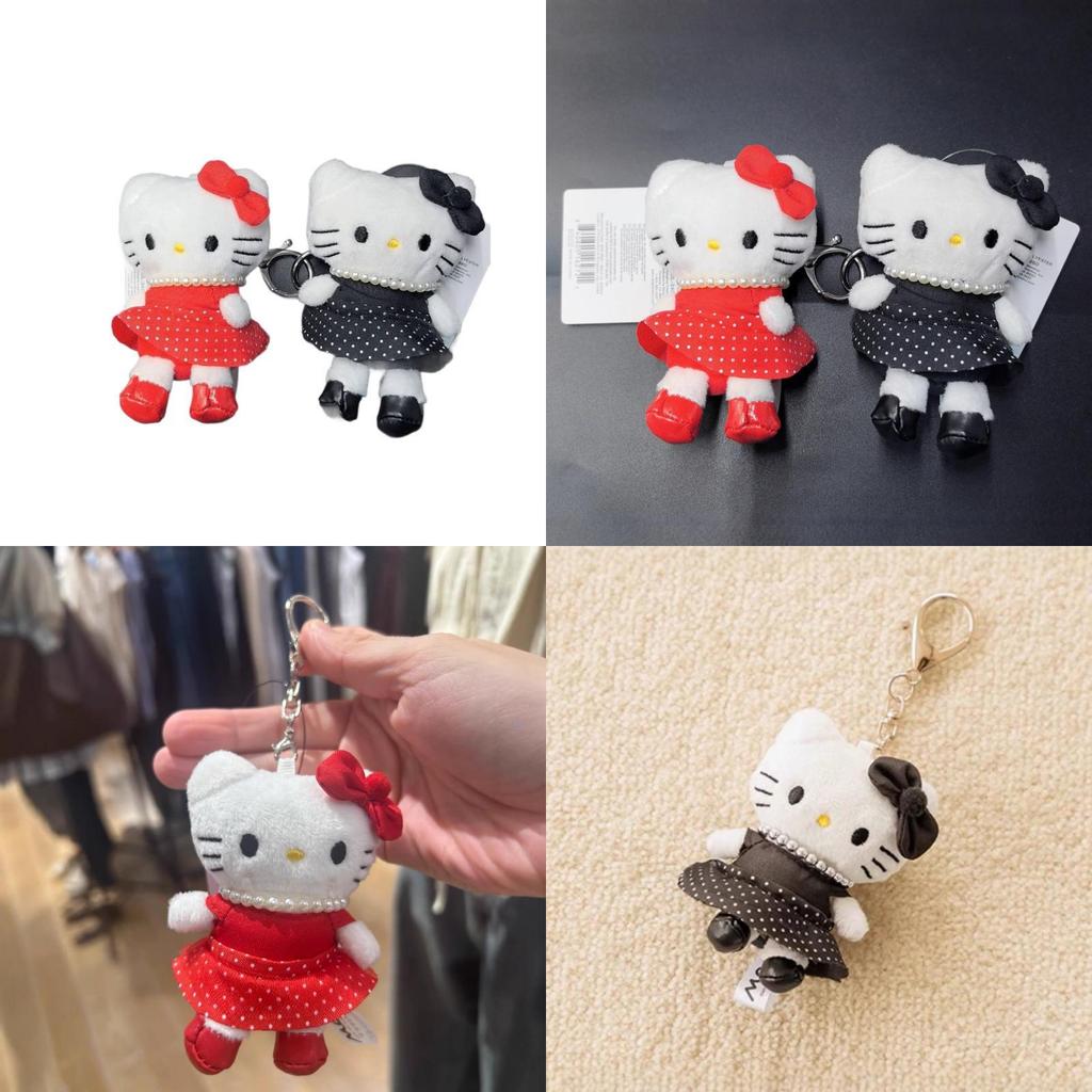 Plush Toy With Pearl Necklace And Dot Dress For Kids Collectors
