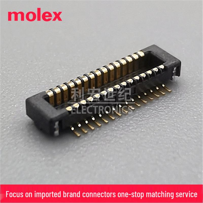 Molex SlimStack J-Bend Socket, Pitch 0.40mm, 30-Pin 55909-0374 Other pin counts consult customer service