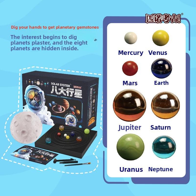 Planet Exploration Gift Box With Resin Planets For Kids Stem Learning And Educational Play