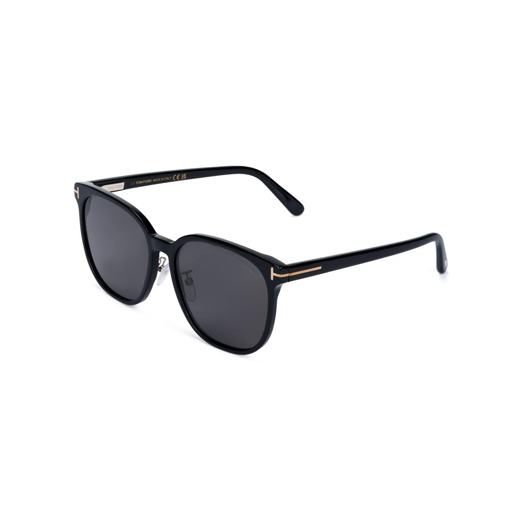 Tom Ford Quadratische Sonnenbrille Unisex-Sonnenbrille Schwarz TF801-K-01D
