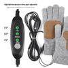 USB Heated Touchscreen Gloves for Skiing & Cycling - Thick, Warm, 5V Electric Heat for Cold Protection