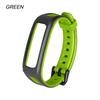 Dual Color Colorful Replacement Wrist Watchband Soft Silicone Strap Watch Band Wristband