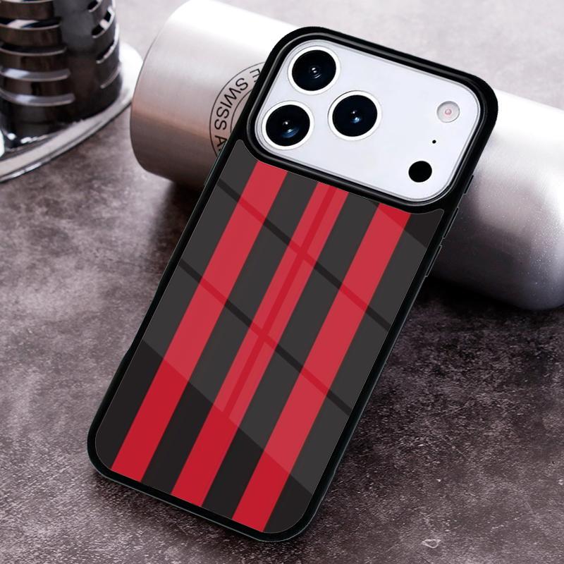 Milan Stylish Stripe Design Phone Case for iPhone 17 16 15 Pro Max Air 14 13 12 11 Plus Shockproof Capa Cover