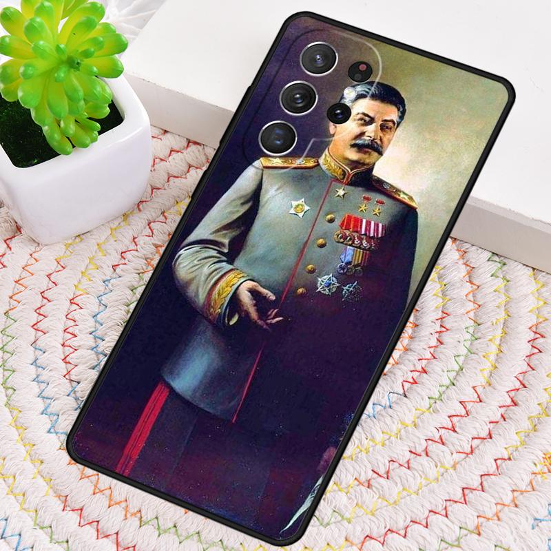 Russian Stalin Ussr TPU Phone Case For Samsung Galaxy note 10 pro S26 S25 S24 S23 S22 Ultra Plus S21 FE S20 Shockproof Cover