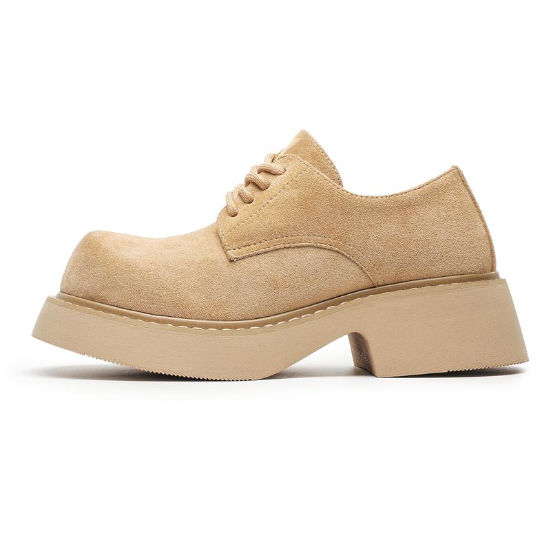 Chaussures en Cuir Pour Homme Plateforme Cuir Véritable Grande Taille Chaussures Designer Formelles Plateforme Décontractées Chaussures d'Extérieur