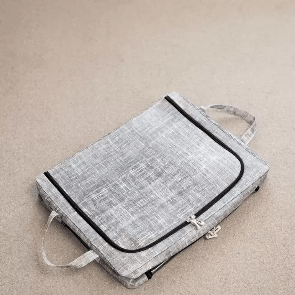 Large Storage Bags Clothes Organization for Closet Foldable Blanket Storage with Handle Storage Containers with Window Zipper Steel Frame