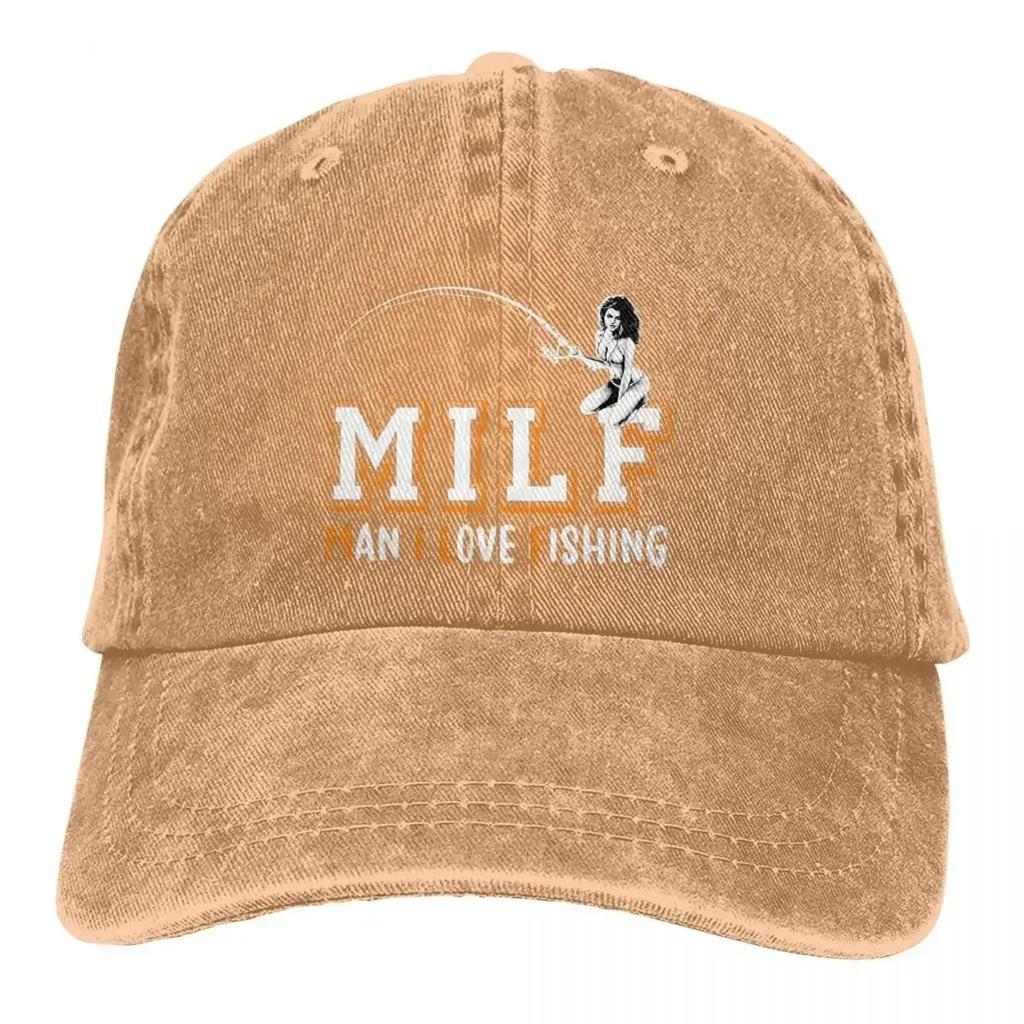 Fishing Multicolor Hat Peaked Men Women's Cowboy Cap Funny Fishing Baseball Caps Personalized Visor Protect Hats