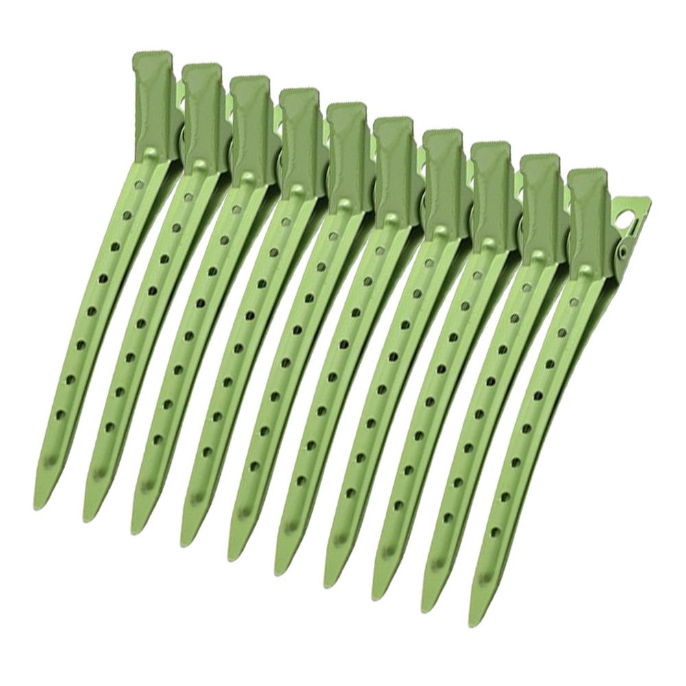 10pcs Metal Duckbill Clip Curly Hairpin Barrettes Hairstyle Hair Styling Clips Clamps Haircut Hairclip Tool Fluffy Hair Barrette