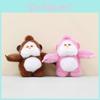 Endearing King Kong Keychain Cartoon Stuffed Monkey Plush Toy With Customizable Options Available