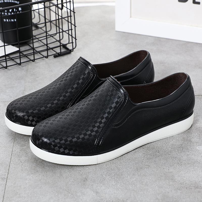 Rain shoes women's low-top non-slip water shoes fashion adult outdoor waterproof shoes kitchen shallow mouth work shoes fashion