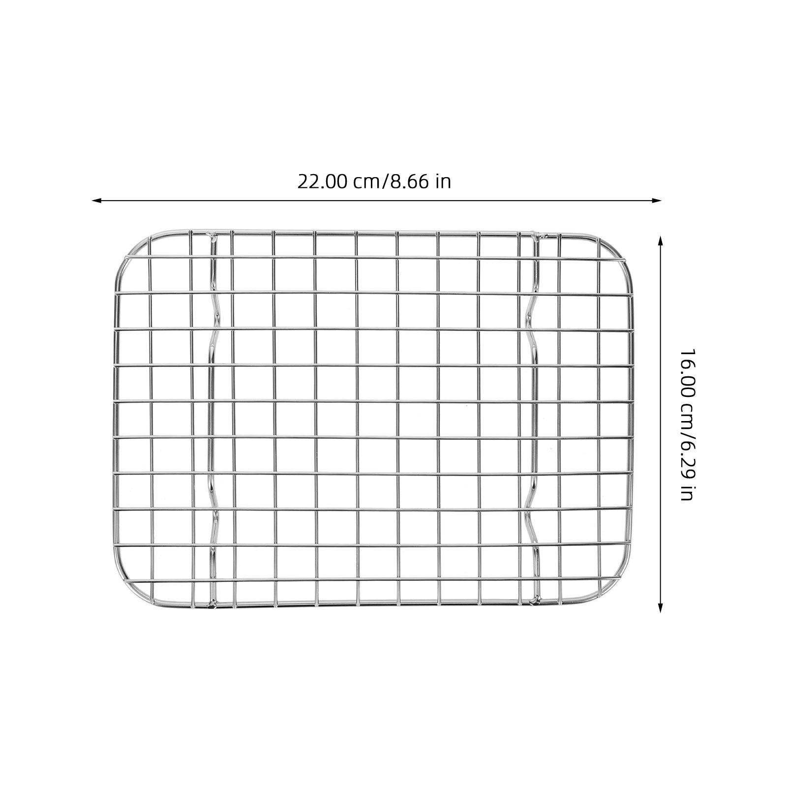 Baking Cooling Rack Stainless Steel Large Size Thick Grid Wire Rack for Cookie Bread Cake Cooling Oven Grill Use