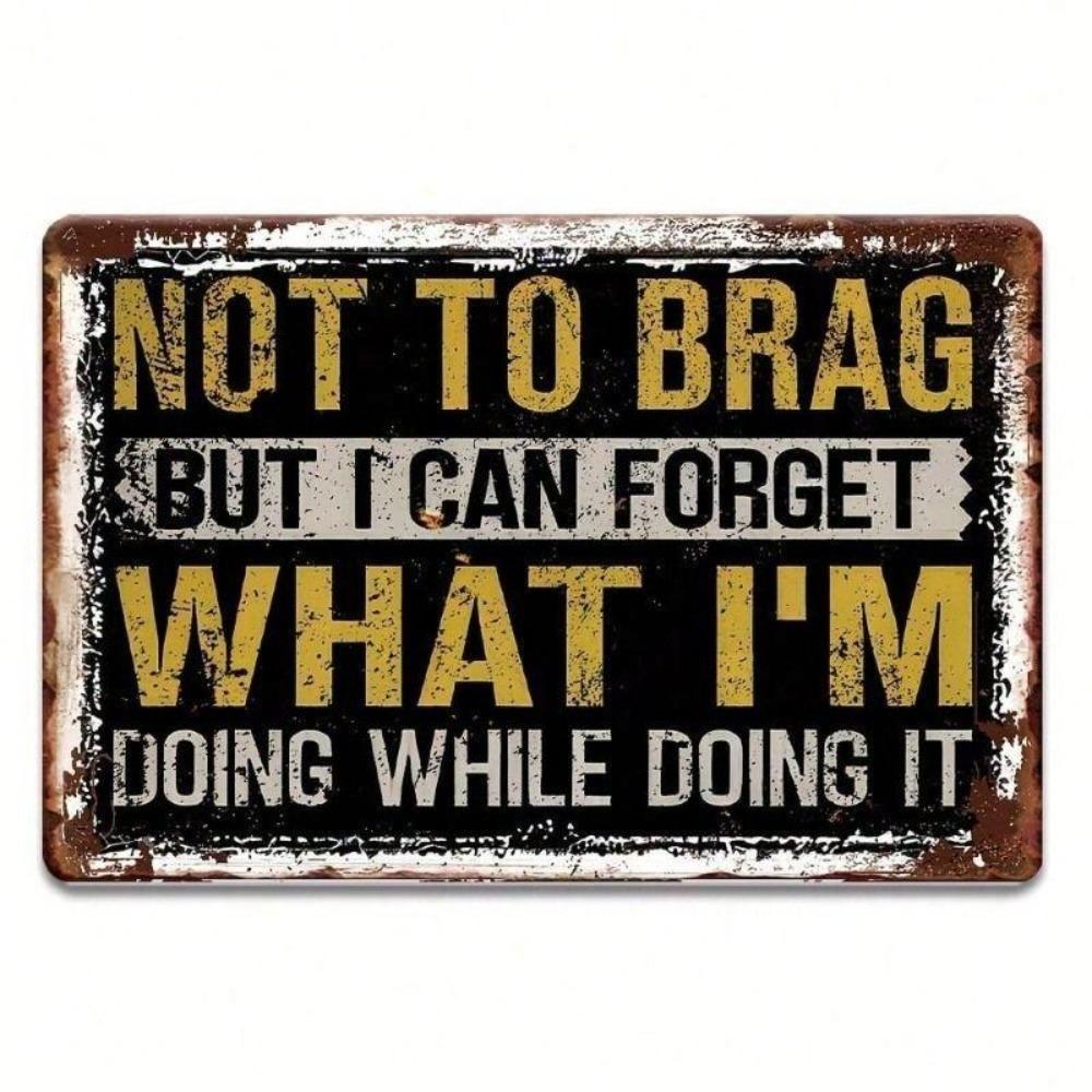 Vintage Retro Metal Poster Wall Art Funny Quote for Home Bar Cafe
