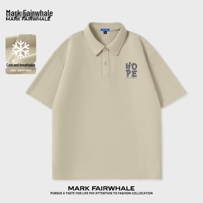 

Mark Fairwhale Men s 2025 Loose Fit Cotton Pique Polo Shirt