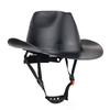 Elmetto da Cowboy Certificato con Occhiali di Alta Qualità Protezione Solare a Tesa Larga Casco di Sicurezza da Cowboy alla Moda Elmetto da Cowboy Classico