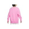 Nike Sportswear Phoenix Fleece Solid Color Crewneck Pullover Sweatshirt Women Sweatshirt Playful-Pink DQ5734-675
