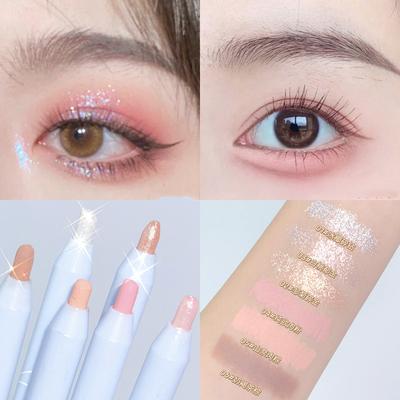 Starry Sky Pearlescent Eyeshadow Pen Shimmer Soft Touch Matte Eye Liner Long Lasting Glitter Makeup Brighten Eye Women Cosmetics