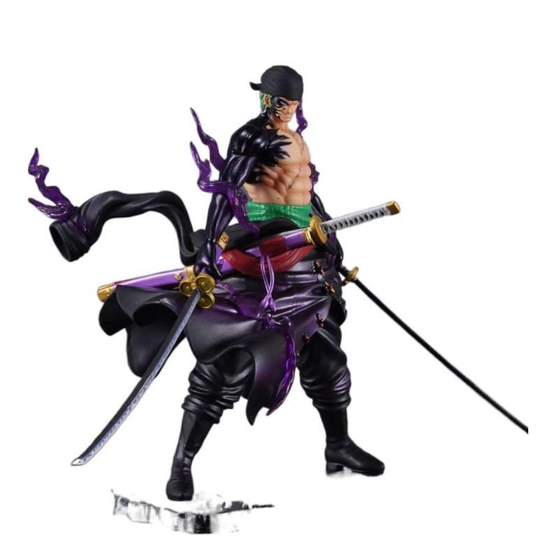 One Piece Figure, Three Main Force Tianhui Resonance Standing Posture Sauron, Two-dimensional Model Animation Straw Hat Group Luffy