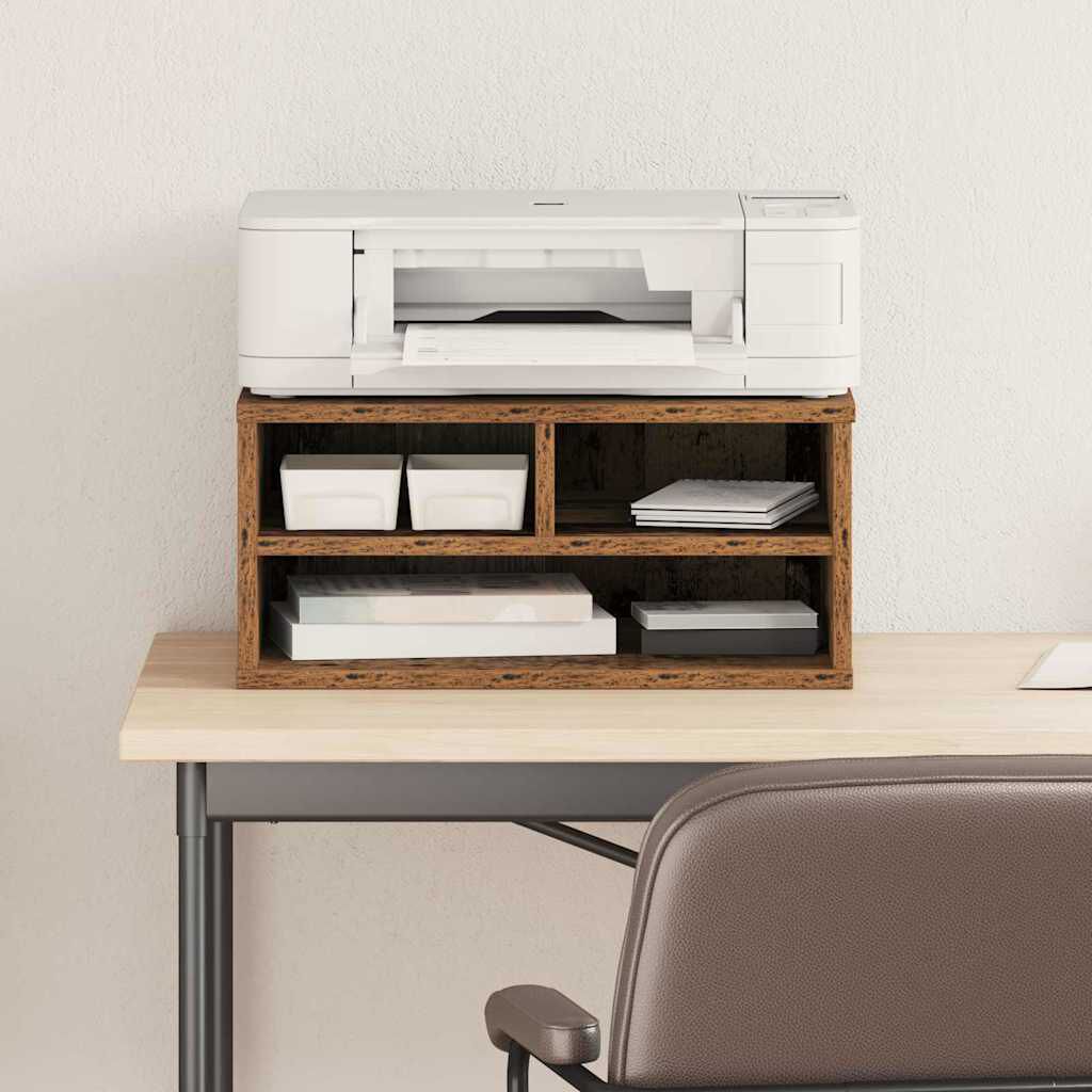 Desktop-Druckerhalter, Desktop-Aufbewahrungs- Und Dekorationsregal, Kleine Aufbewahrungsbox, 49x40x22,5 Cm,