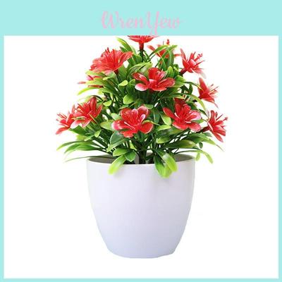 Plastic Causonis Japonica Bush Home Decor For Indoor Living Space And Office Accent