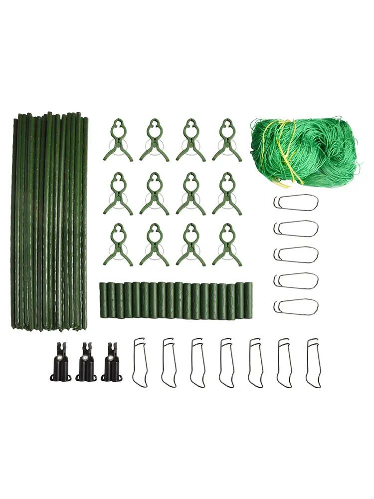 

1 Set 48 X 48 Inch Foldable Cucumber Trellis For Raised Bed- A-Frame Garden Trellis Plant Climbing Frame Garden Tool Accessories
