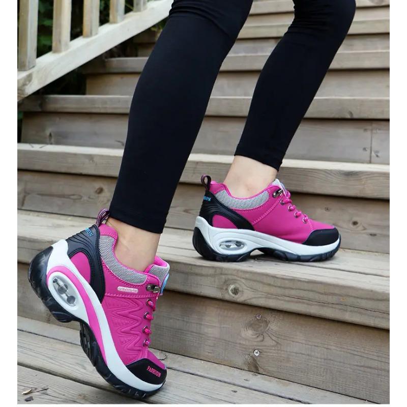 Women Sports Shoes Platform Sneakers Fashion Outdoor Hiking Non Slip Casual Shoes Low Running Shoes Women Footwear