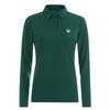 Shop   Women Collar Neck Hiking OuTdoor Long Sleeve T shirT Green Iu Wsh 11846