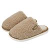 Household cotton slippers winter couple indoor home plush warm non-slip bedroom fluffy slippers winter