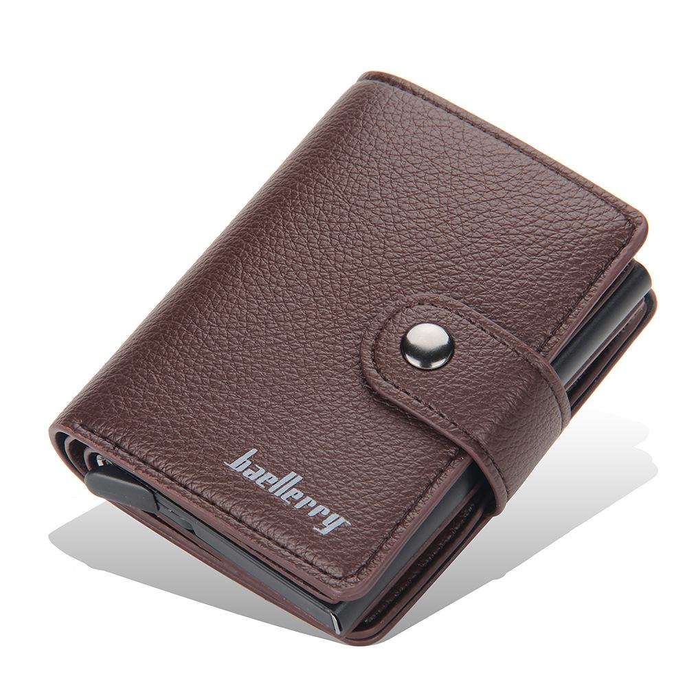 

Baellerry Men s Aluminum RFID Card Holder - Anti-Magnetic, Anti-Swipe, Automatic Pop-Up design