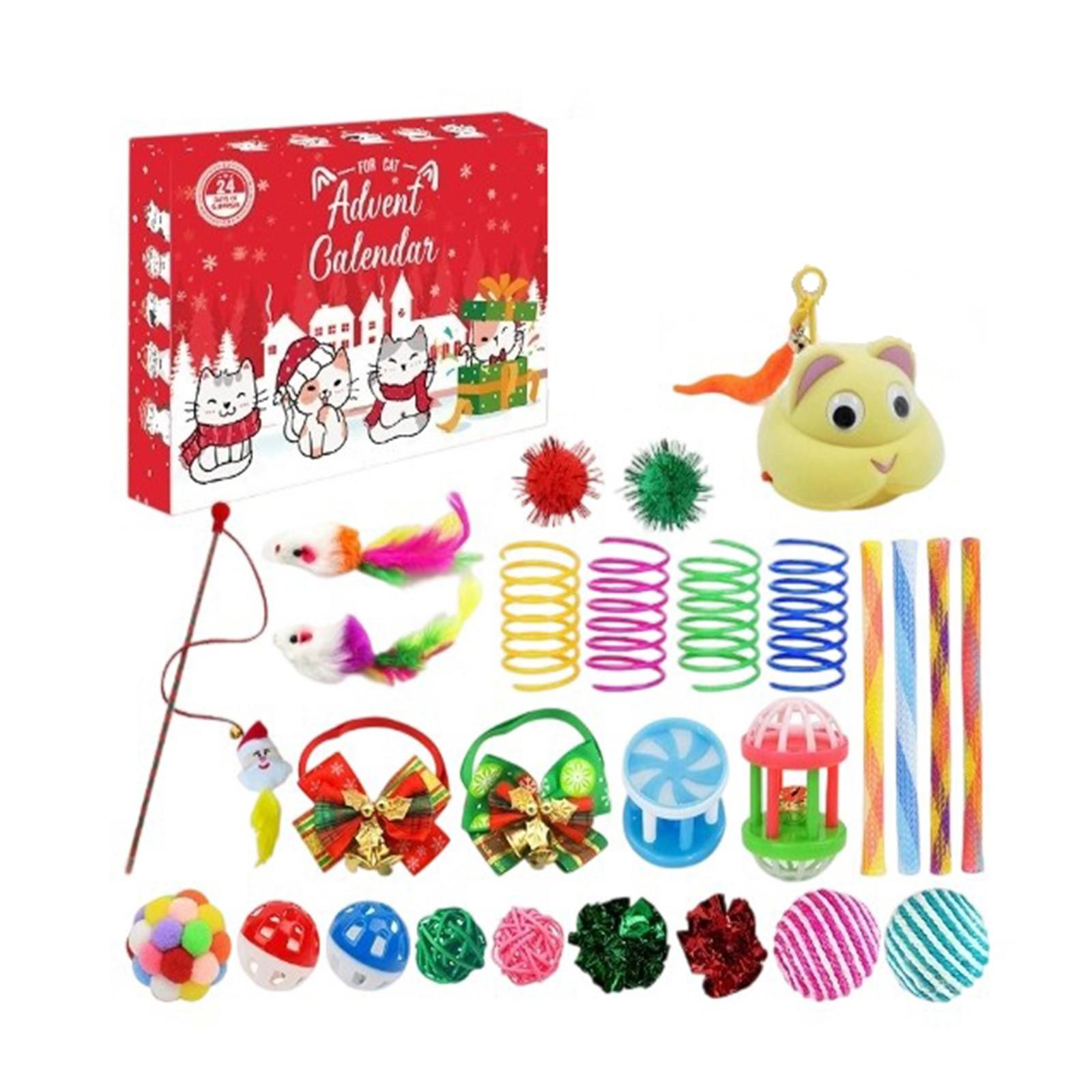 

3D Stereo 24pc Cat Toy Christmas Blind/ Box XR-22 Pet Cat Blind/ Box One Size