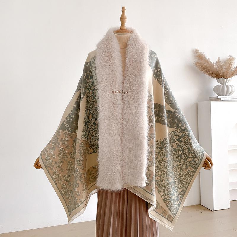 

Two-Sides Shawls Female Designer Women Winter Scarf Pashmina Flower Bufandas Foulard Warm Hijab Wraps Travel Stoles 55x170cm