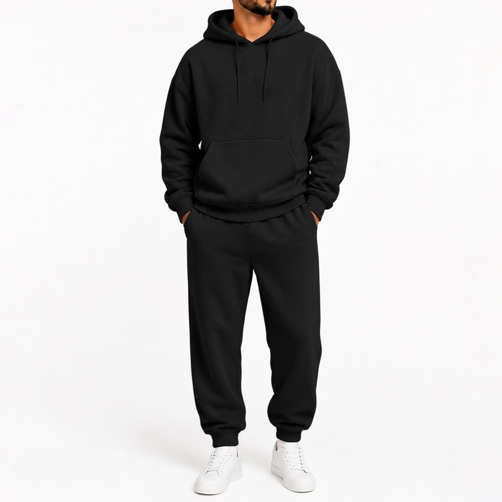 Men's Pullover Hoodie Athletic Sweatshirt for Sports and Casual Wear
