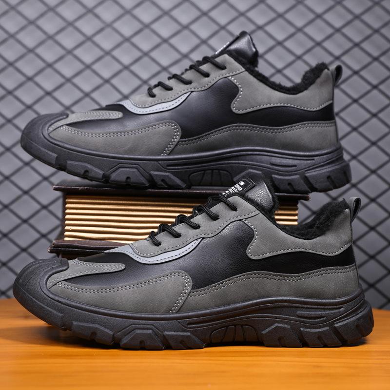 Shoes autumn and winter new work leather casual shoes outdoor daily shoes 39